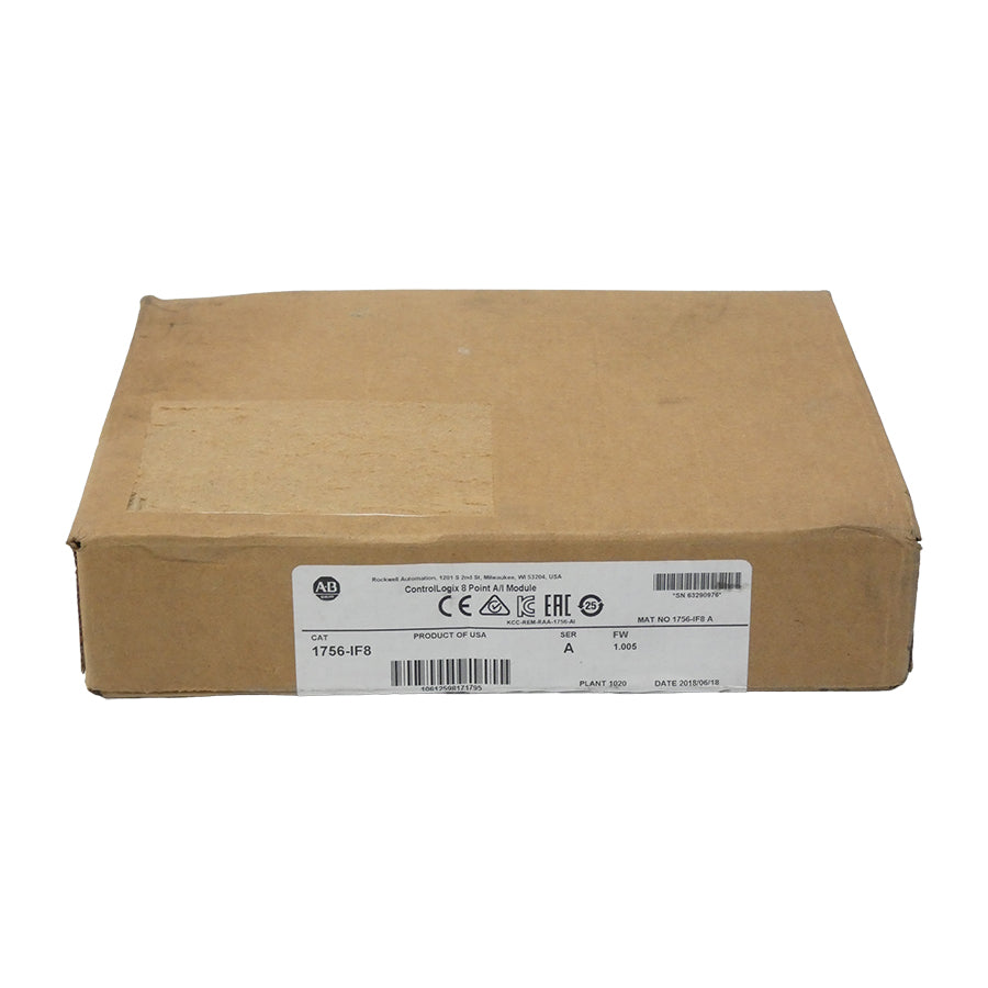 INDUSTRIAL SPARE PART 1756-IF8 SER. A F/W 1.005 DATE: 2018 NSFS