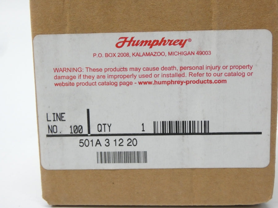 HUMPHREY 501A31220 NSFS