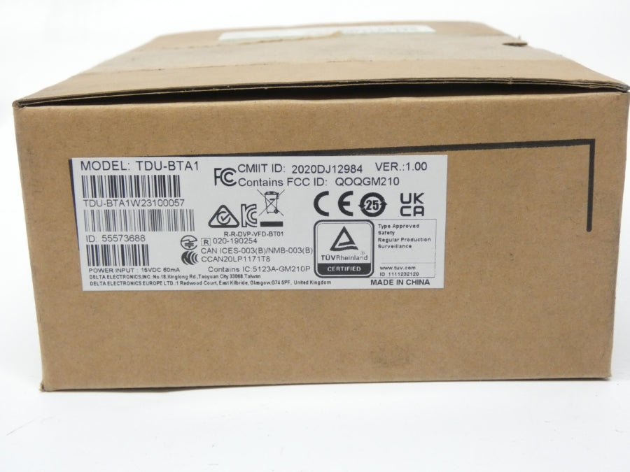 DELTA ELECTRONICS TDU-BTA1 55573688 VER. 1.00 15VDC NSMP