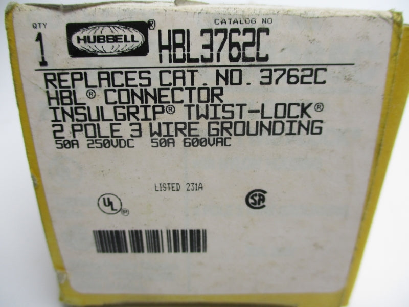 HUBBELL HBL3762C 250VDC 50A NSMP