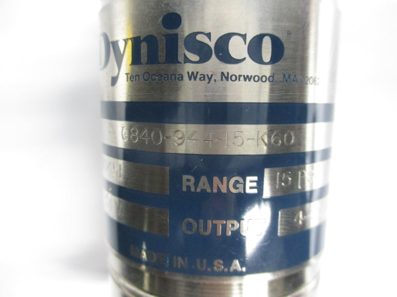 DYNISCO G840-944-15-K60 24V 15PSI UNMP