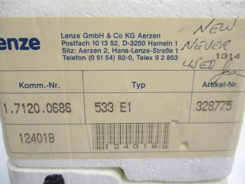 LENZE 533E.1 220V 4A NSMP