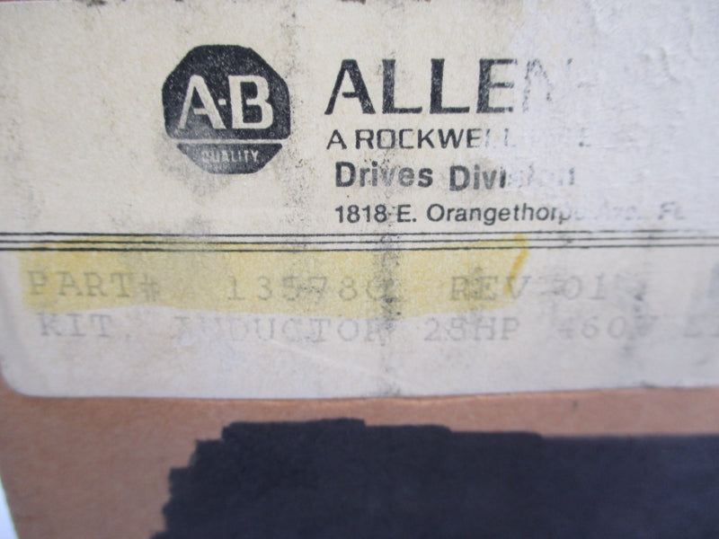 ALLEN BRADLEY SP-135780 460V NSMP