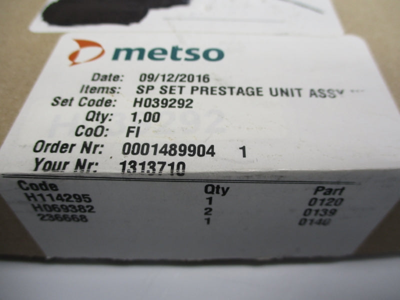 METSO H039292 NSMP
