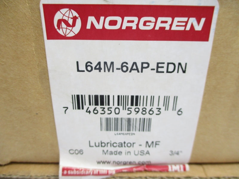 NORGREN L64M-6AP-EDN 250PSI 3/4" NSMP