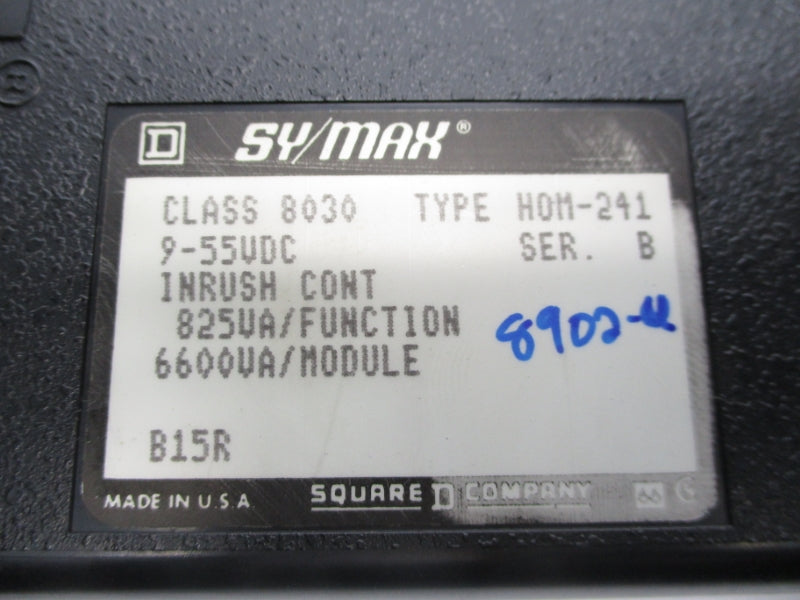 SQUARE D 8030-HOM-241 SER. B 9-55VDC UNMP