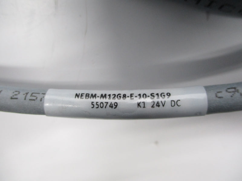 FESTO NEBM-M12G8-E-10-S1G9 550749 24VDC NSMP