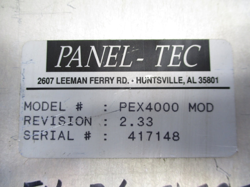 PANEL-TEC PEX4000-MOD UNMP