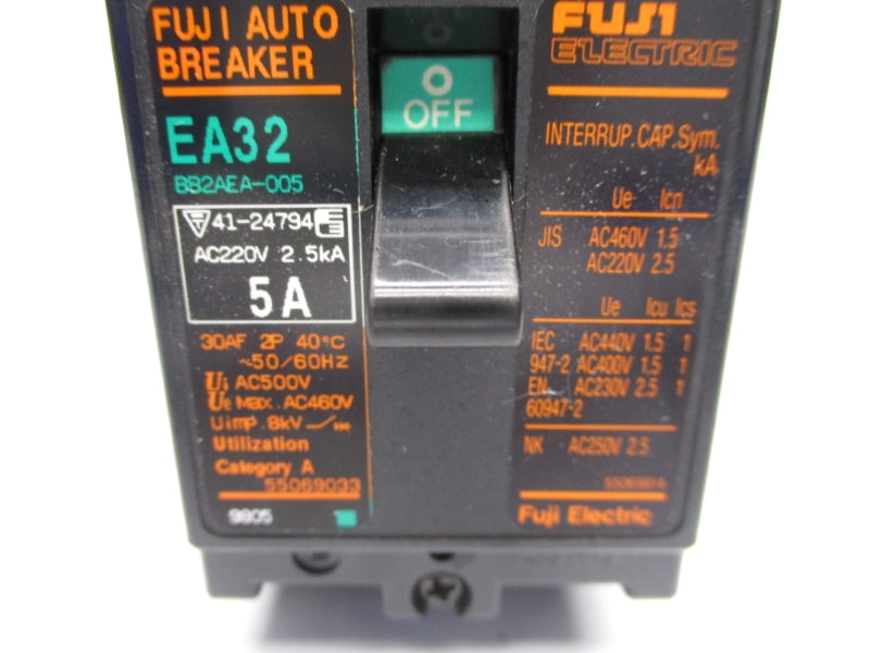FUJI ELECTRIC EA32 460VAC 5A NSMP
