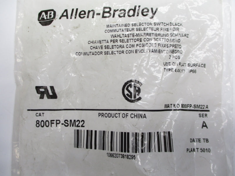 INDUSTRIAL SPARE PART 800FP-SM22 SER. A NSMP