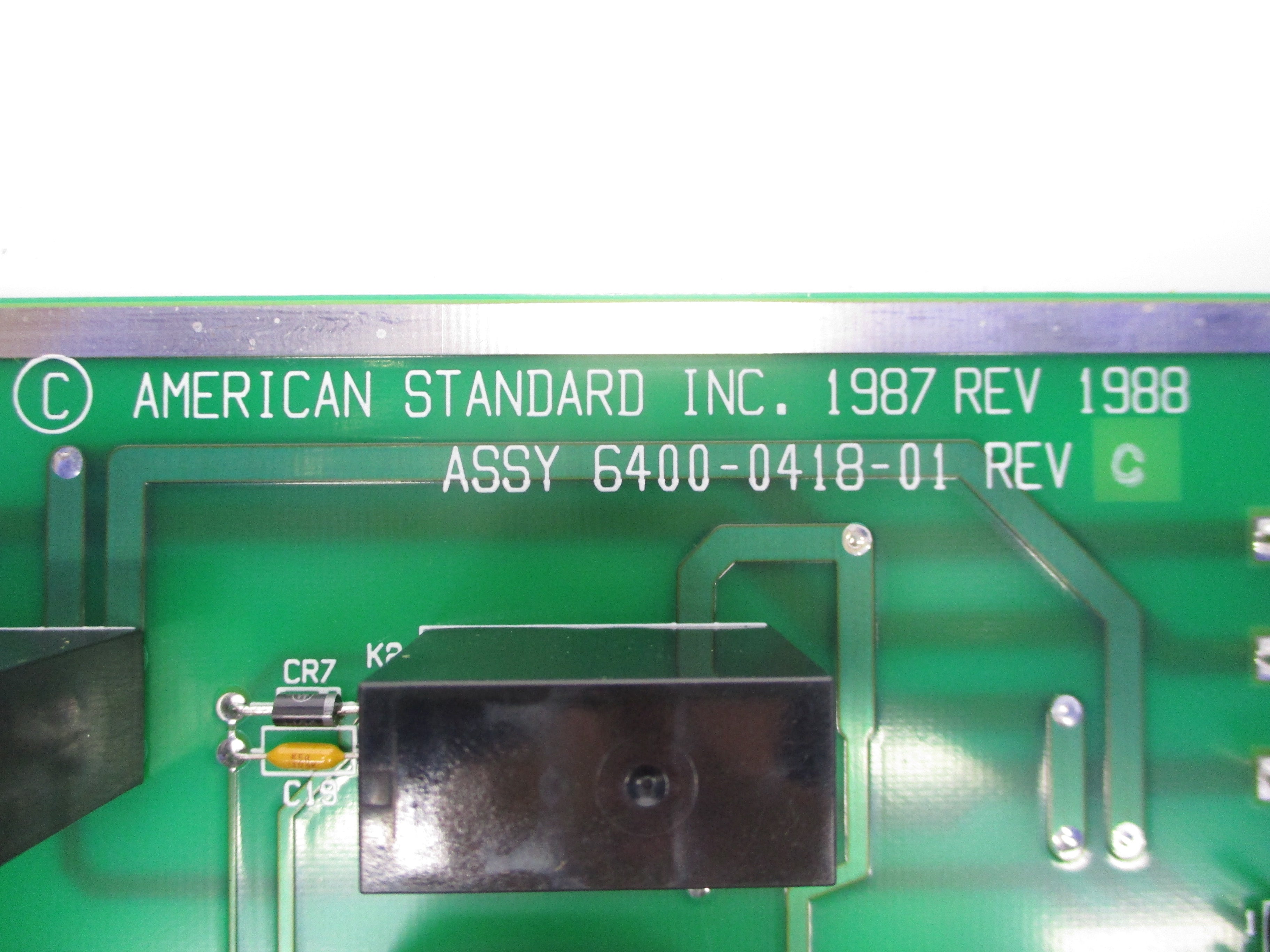 TRANE 6400-0417-01 BRD00644 REV. A NSMP