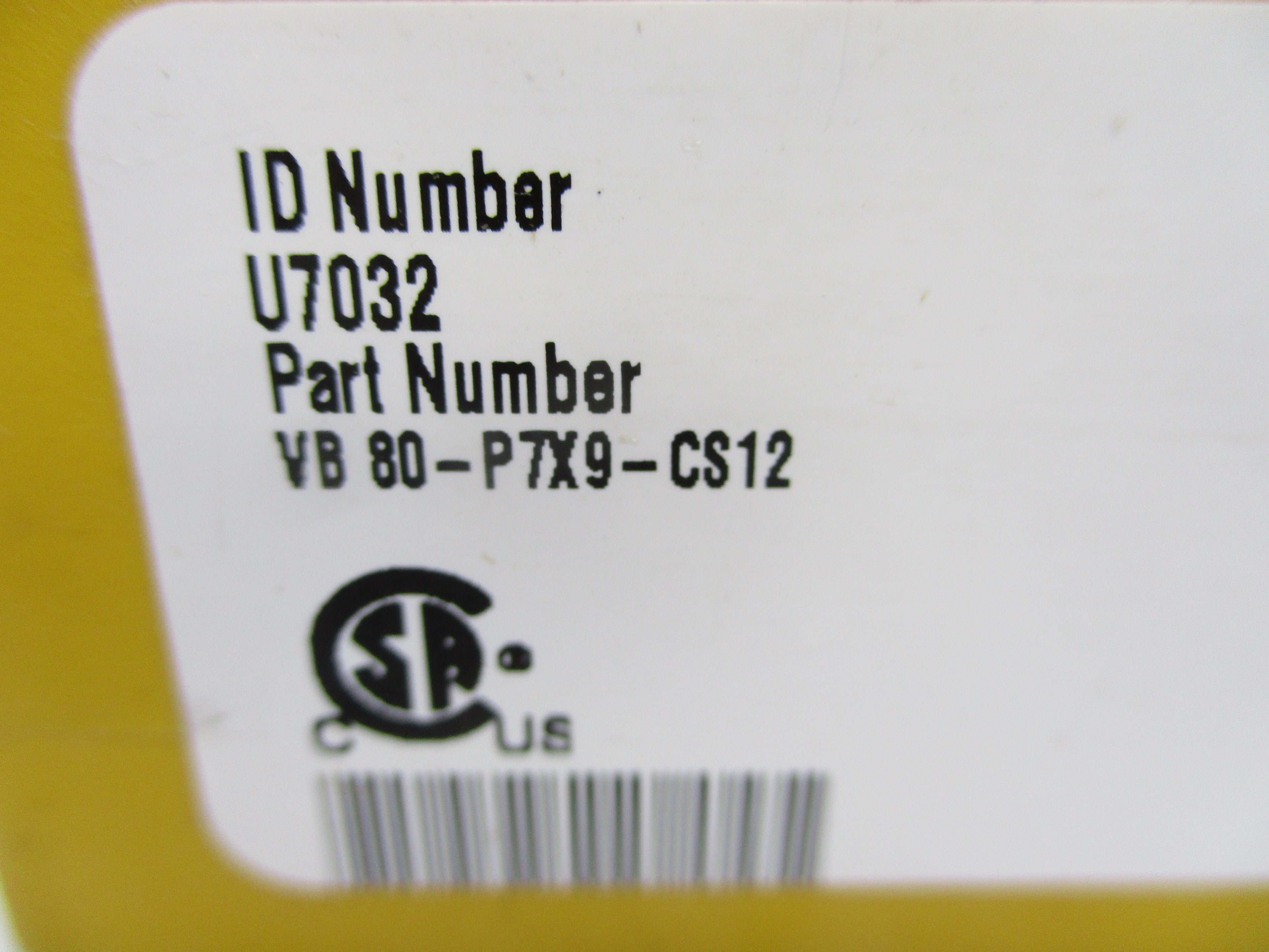 TURCK VB80-P7X9-CS12 U7032 10-48VDC 5A NSMP