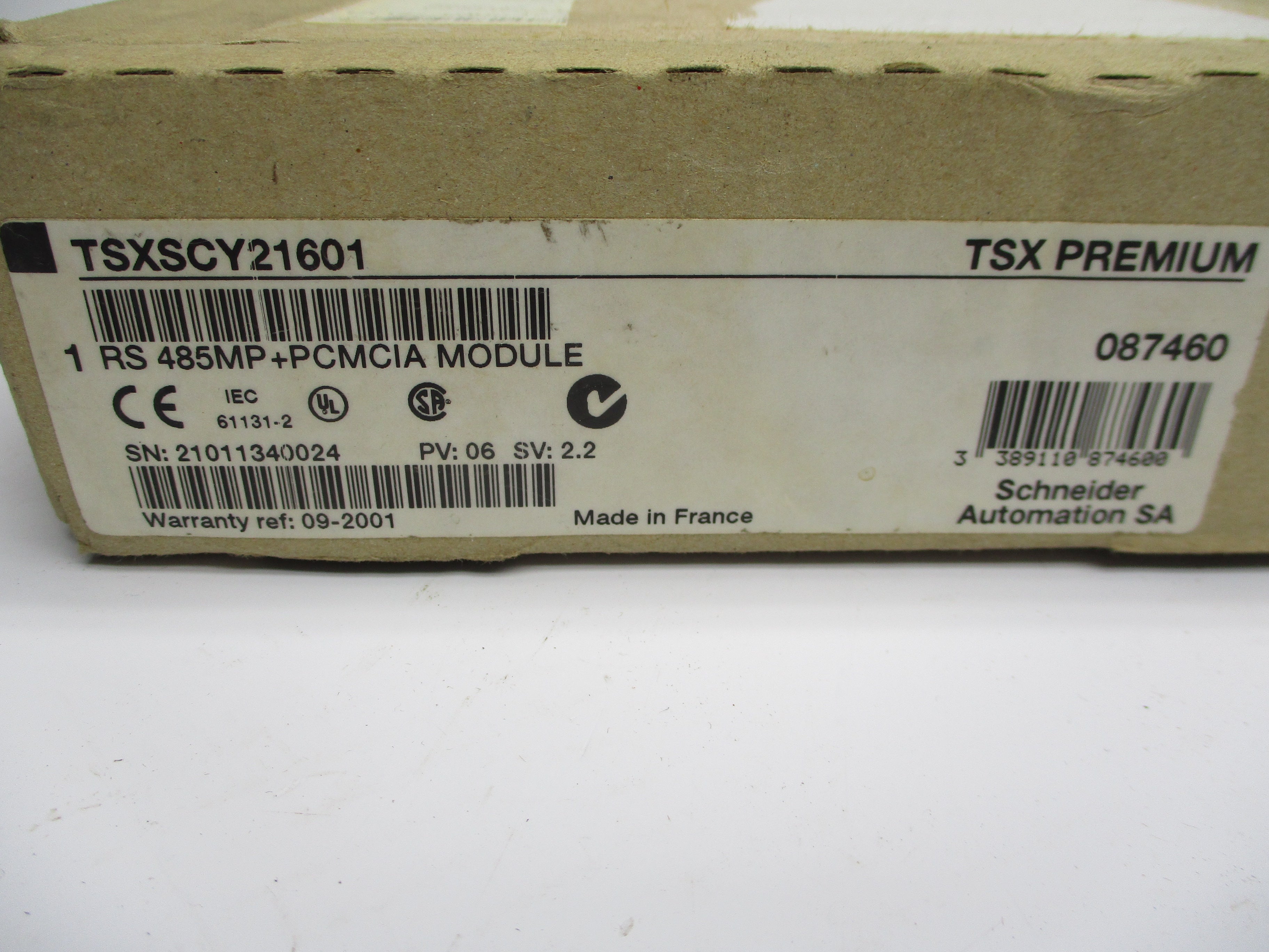 SCHNEIDER AUTOMATION TSXSCY21601 NSMP
