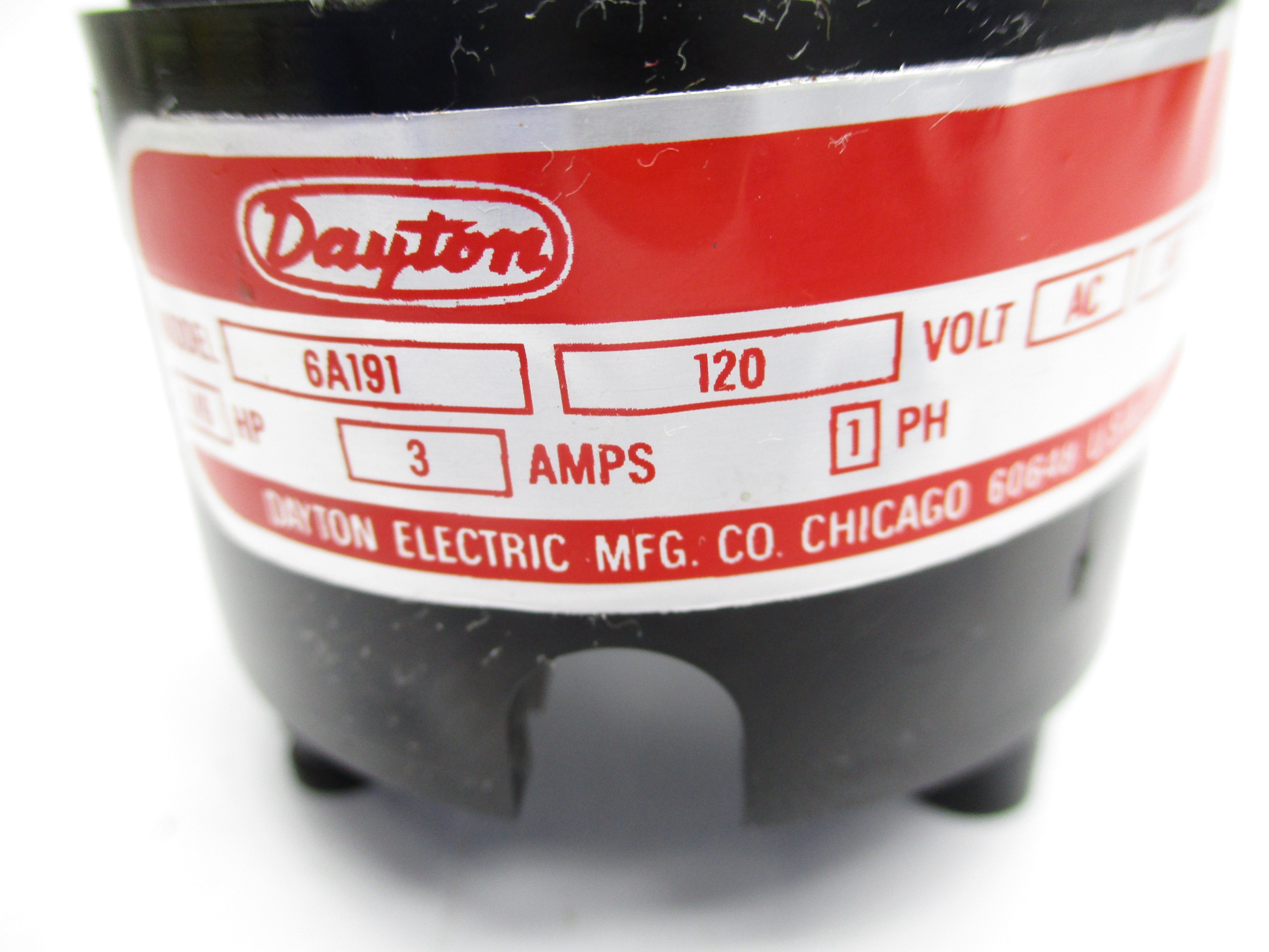 DAYTON 6A191 120VAC 3A (AS PICTURED) NSNP