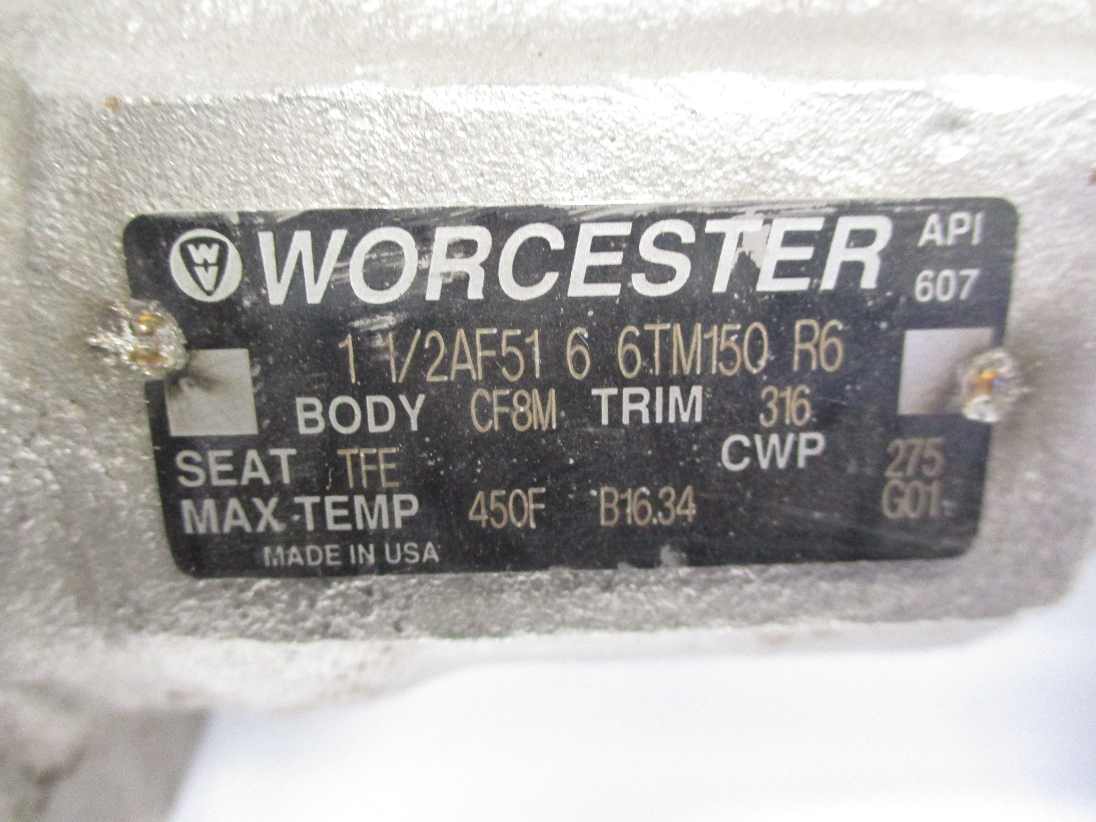 WORCESTER 11/2AF51-6-6TM150-R6 UNMP