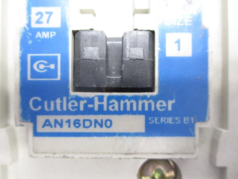 CUTLER HAMMER AN16DNO SER. B1 110/120V 27A UNMP