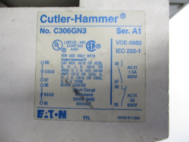 EATON AN16DNO SER. A1 110/120V 27A NSNP