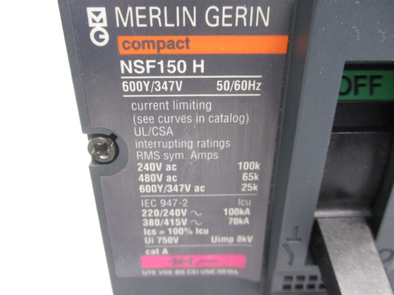 MERLIN GERIN NSF150H 480VAC 90A NSNP