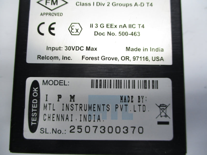 RELCOM MTL IPM 30VDC NSNP