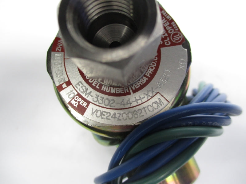 VERSA VALVES ESM-3302-44-H-XX-A120 100 PSI NSMP