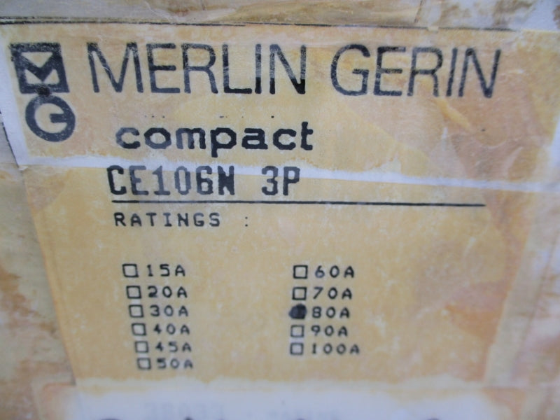 MERLIN GERIN 38033 600V 80A NSMP