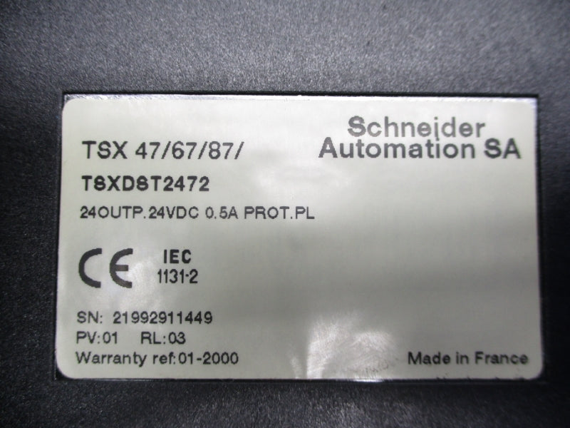 SCHNEIDER AUTOMATION TSXDST2472 24VDC 0.5A NSMP