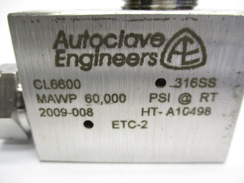 AUTOCLAVE ENGINEERS CL6600 NSNP