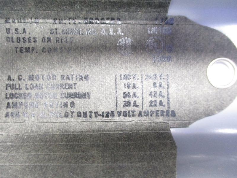 WR AUTOMATIC CONTROLS 201-16 35-110F NSMP