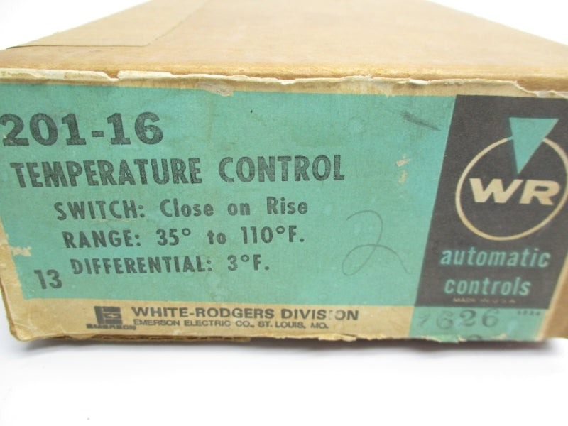 WR AUTOMATIC CONTROLS 201-16 35-110F NSMP