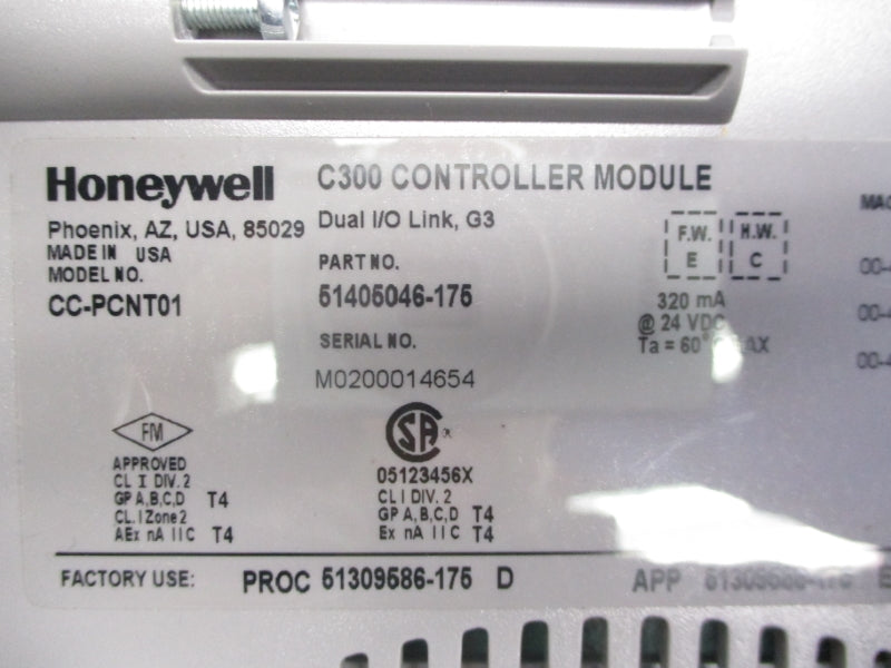 HONEYWELL CC-PCNT01 51405046-175 24VDC F/W E NUPI
