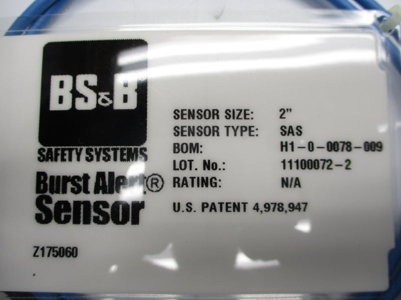 BS&B SAS H1-0-0078-009 NSNP