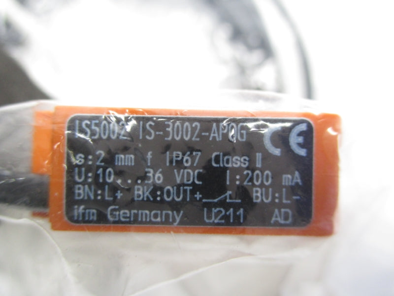 IFM EFECTOR IS5002 IS-3002-APOG IS5002 36VDC NSMP