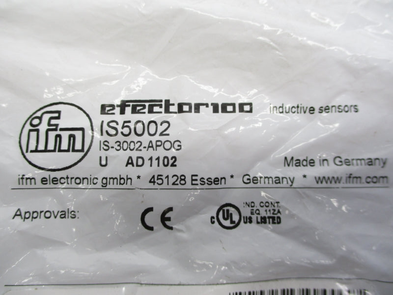 IFM EFECTOR IS5002 IS-3002-APOG IS5002 36VDC NSMP