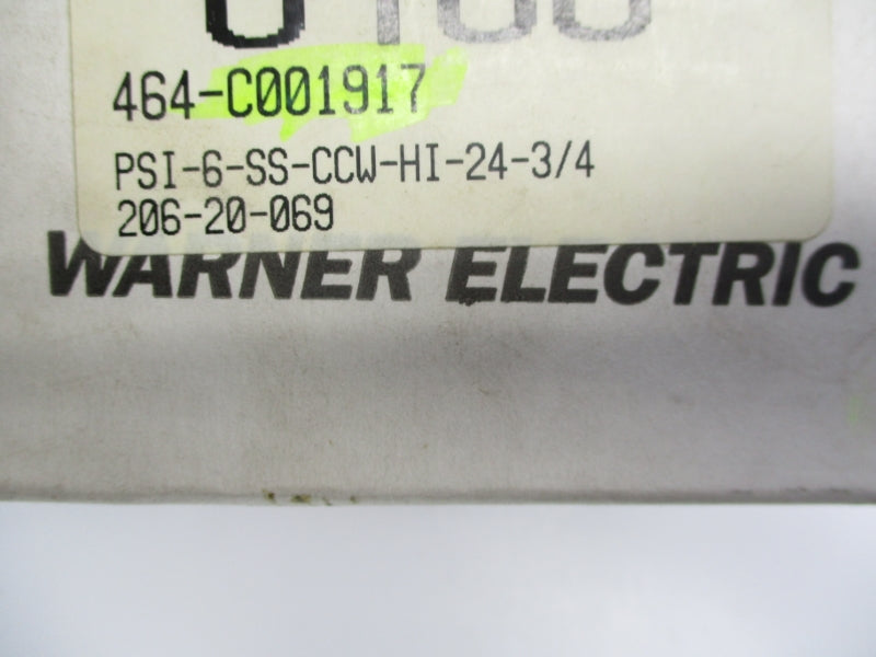 WARNER ELECTRIC 206-40-051 3/4" NSMP