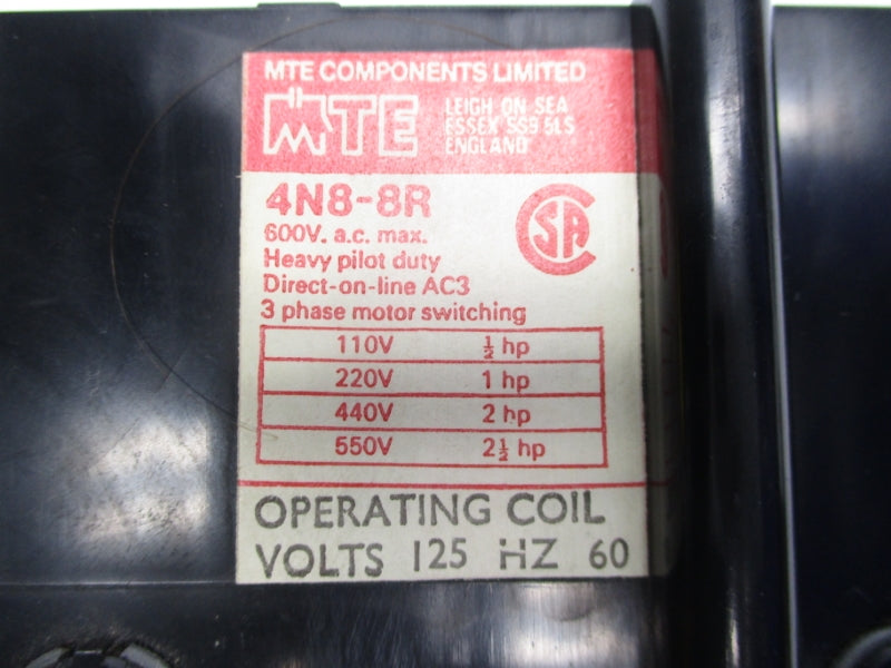 MTE 4N8-8R 125V NSNP