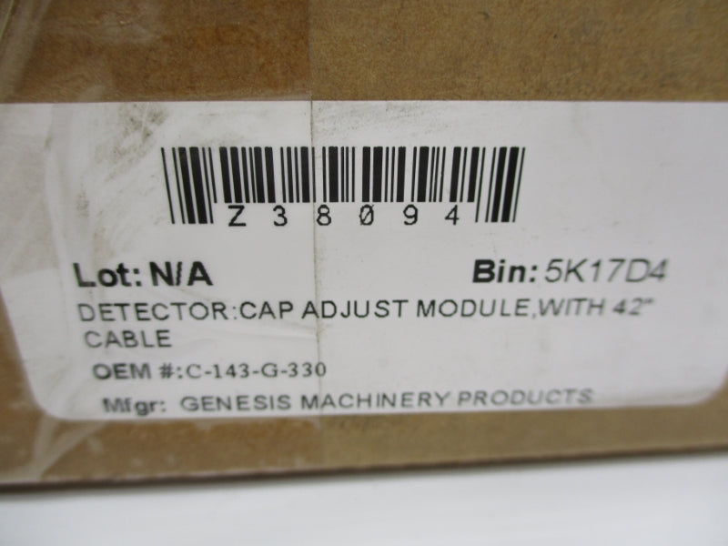 GENESIS MACHINERY C-143-G-330 NSMP