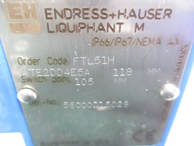 ENDRESS+HAUSER FTL51H-ATE2DD4E5A NSMP