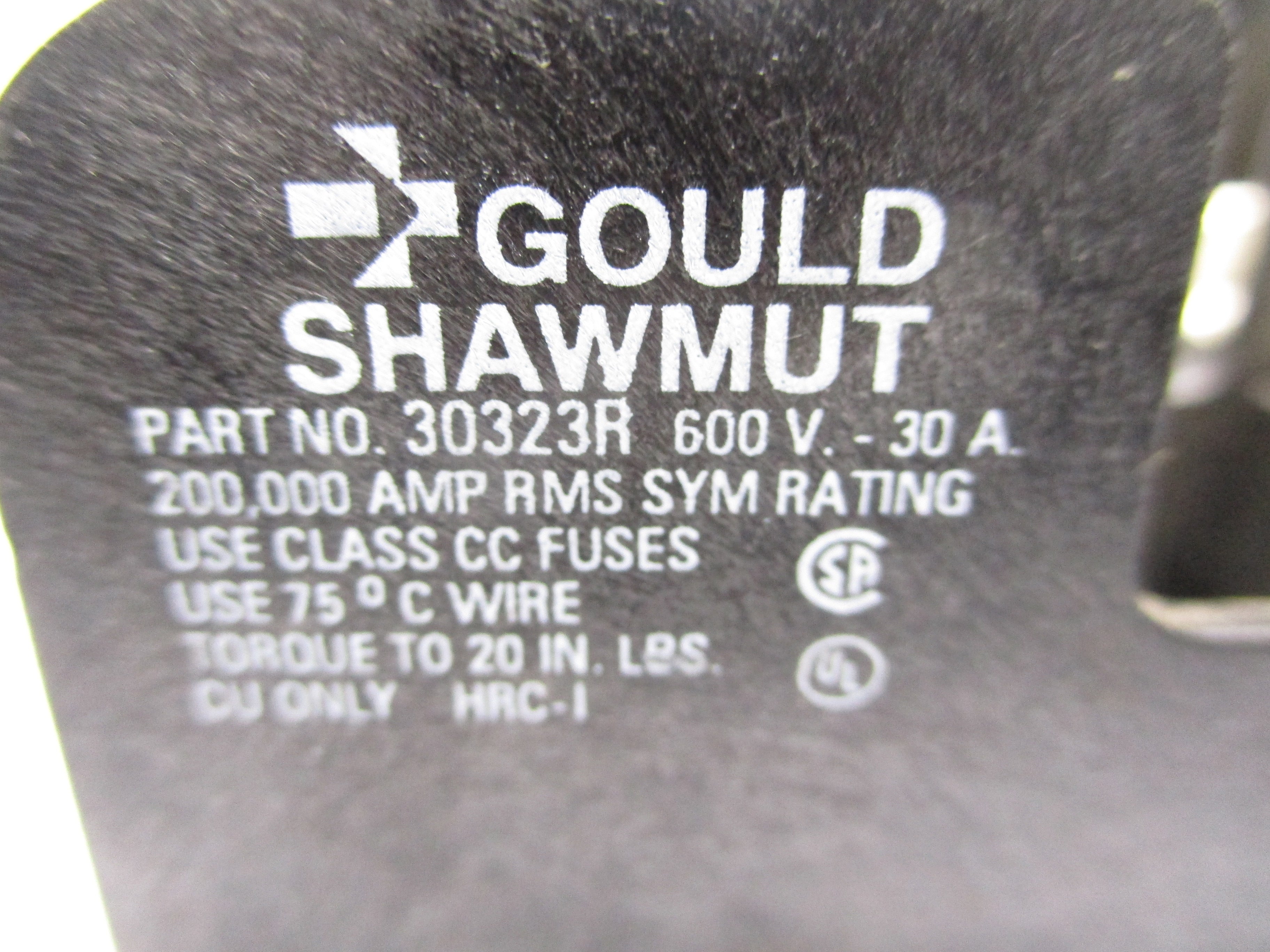 GOULD SHAWMUT 30323R 600V 30A UNMP