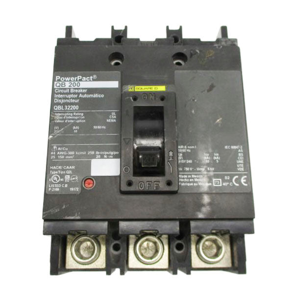 SQUARE D QBL32200 240V 200A (AS PICTURED) UNMP