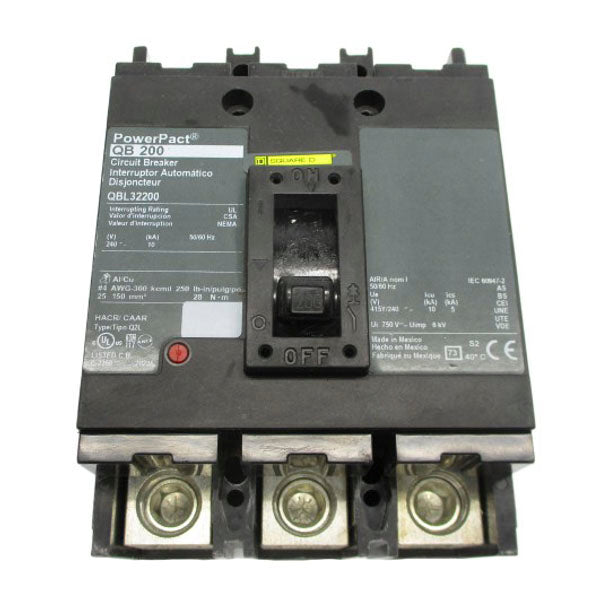 SQUARE D QBL32200 240V 200A (AS PICTURED) UNMP