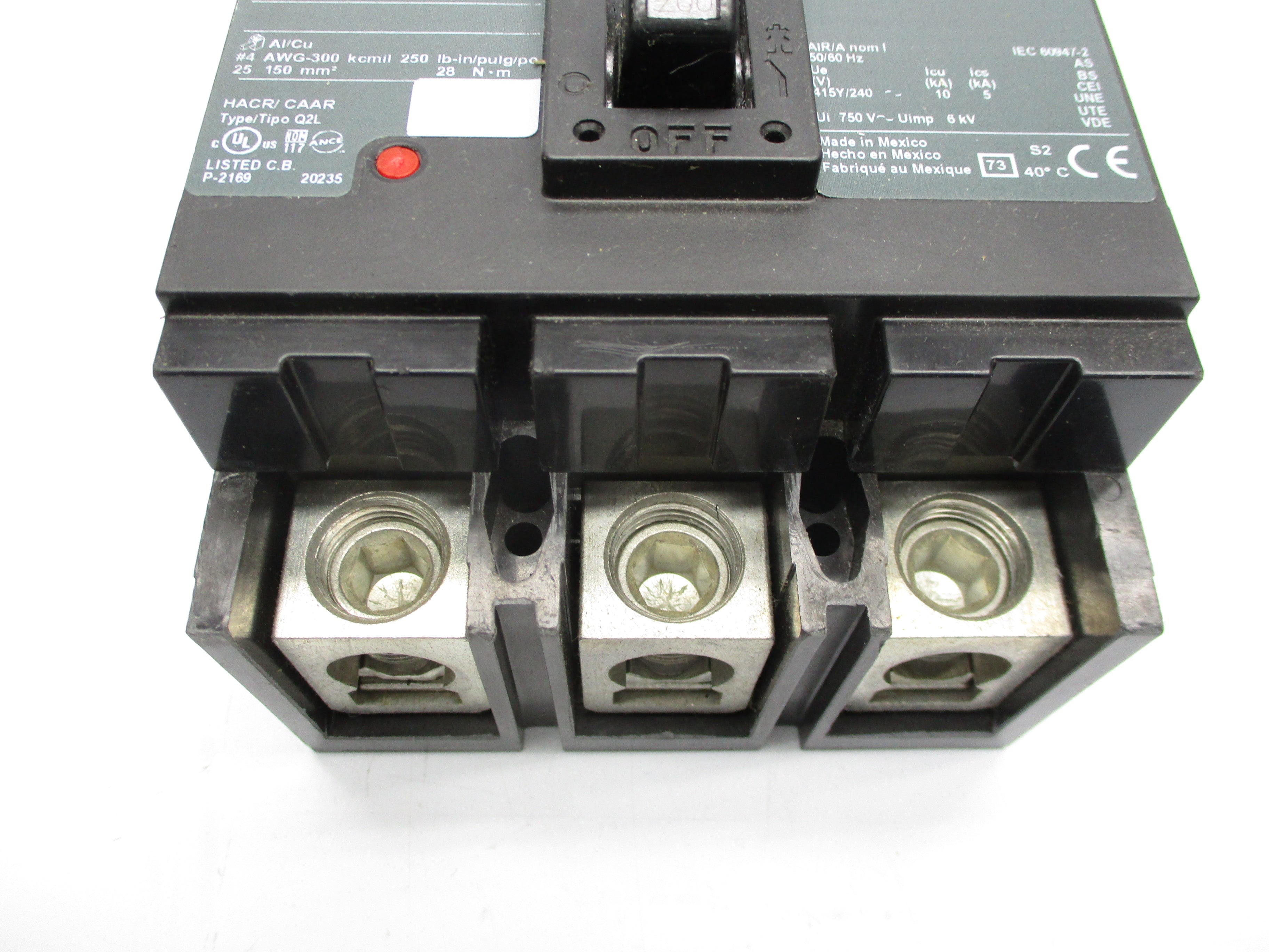 SQUARE D QBL32200 240V 200A (AS PICTURED) UNMP