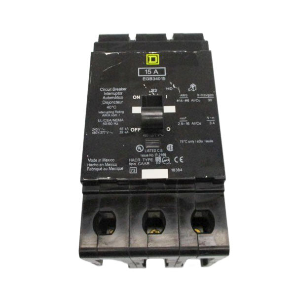SQUARE D EGB34015 240V 15A (AS PICTURED) UNMP