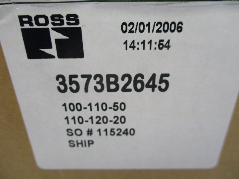 ROSS 3573B2645 110-120V NSMP