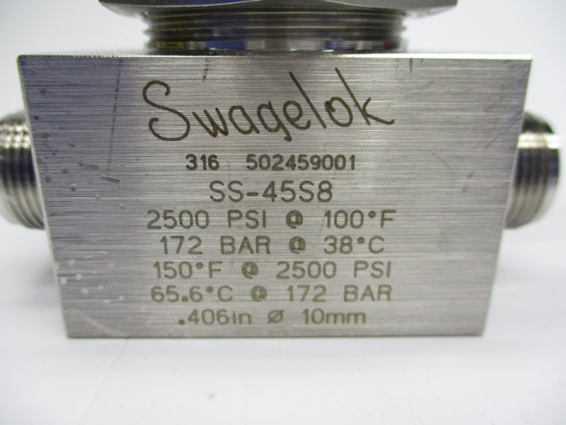 SWAGELOK SS-45S8 2500PSI 1/2" (AS PICTURED) NSNP