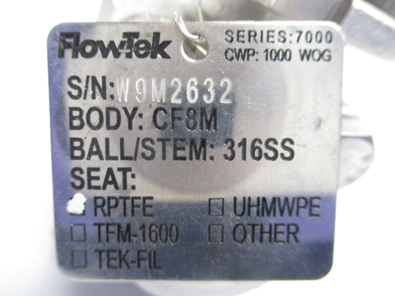 FLOWTEK CF8M-RPTFE 7/8" NSNP