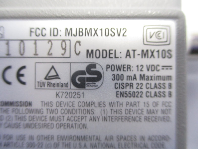 ALLIED TELESYN AT-MX10S-05 990-01005-05 12VDC NSMP
