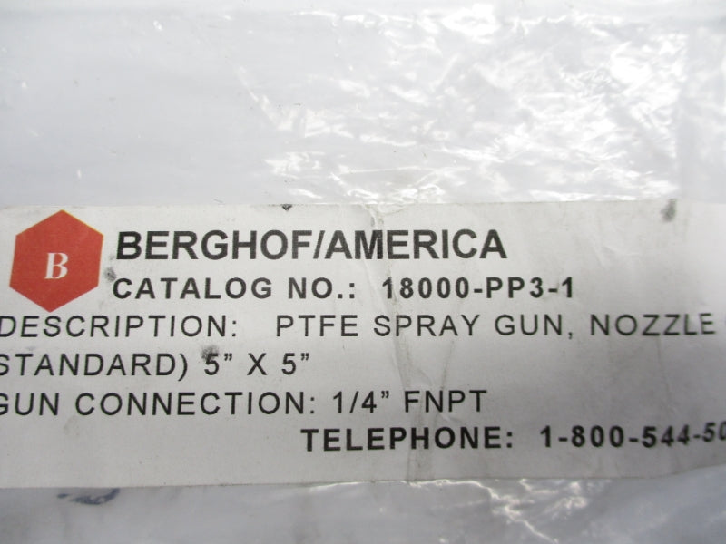 BERGHOF 18000-PP3-1 .5 NSNP