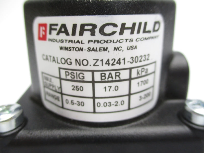 FAIRCHILD Z14241-30232 0.5-30PSI 1/2" NSNP