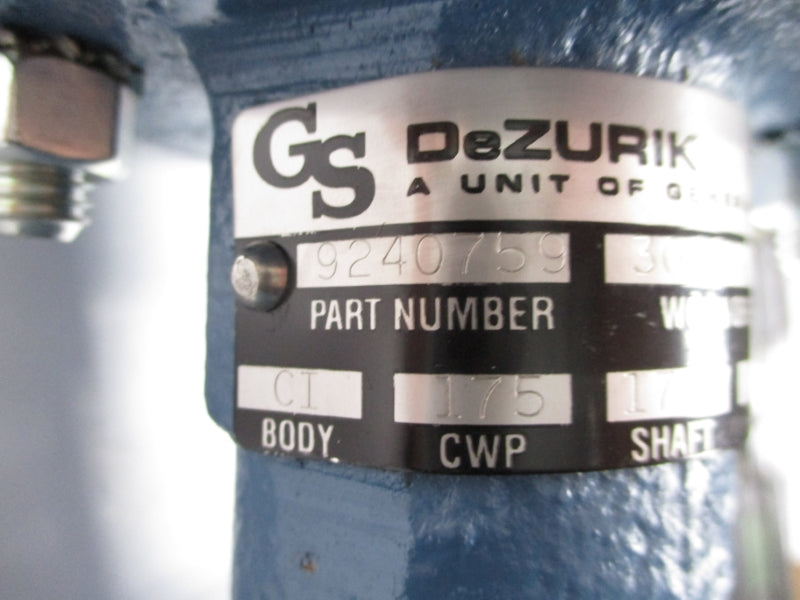 DEZURIK 9240759 4" NSNP
