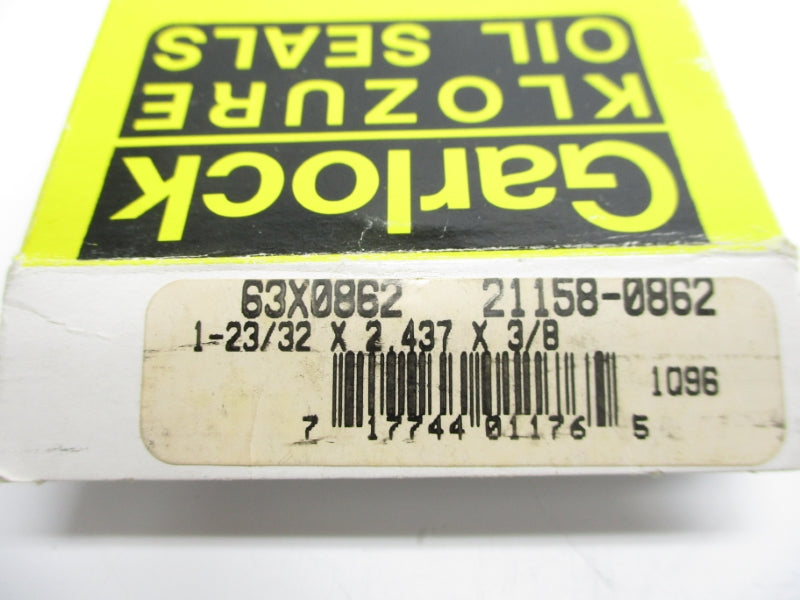 GARLOCK KLOZURE 63X0862 21158-0862 NSMP